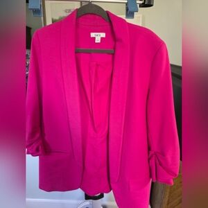 Bar III Women's Fuchsia Blazer